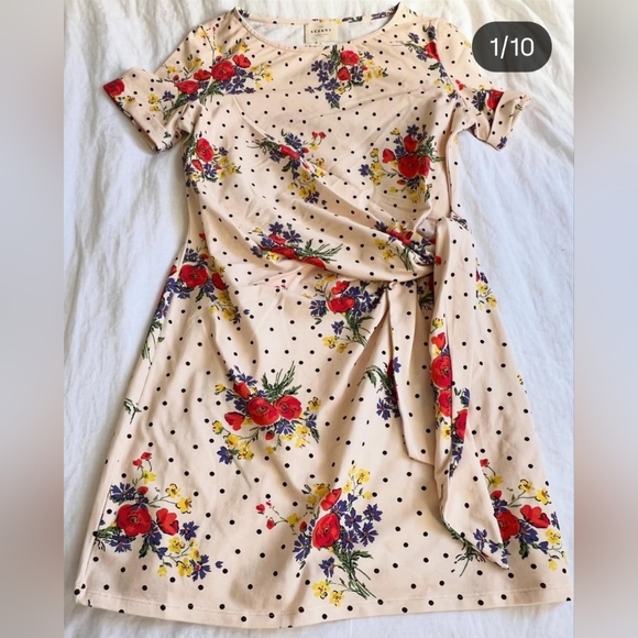 Sezane Pippa in Poppy - Floral Mini Dress Large, Like New - Picture 6 of 7